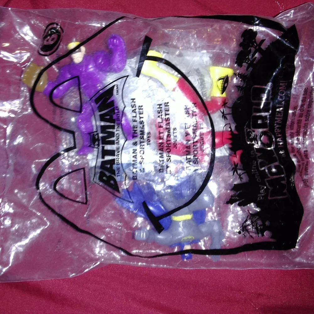 6 Piece Happy Meal Set Disney Batman Ect.